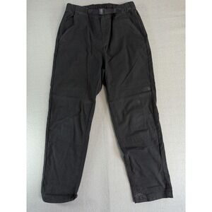 The North Face Paramount Trail Pants Womens S Black Twill Belted Casual Hiking